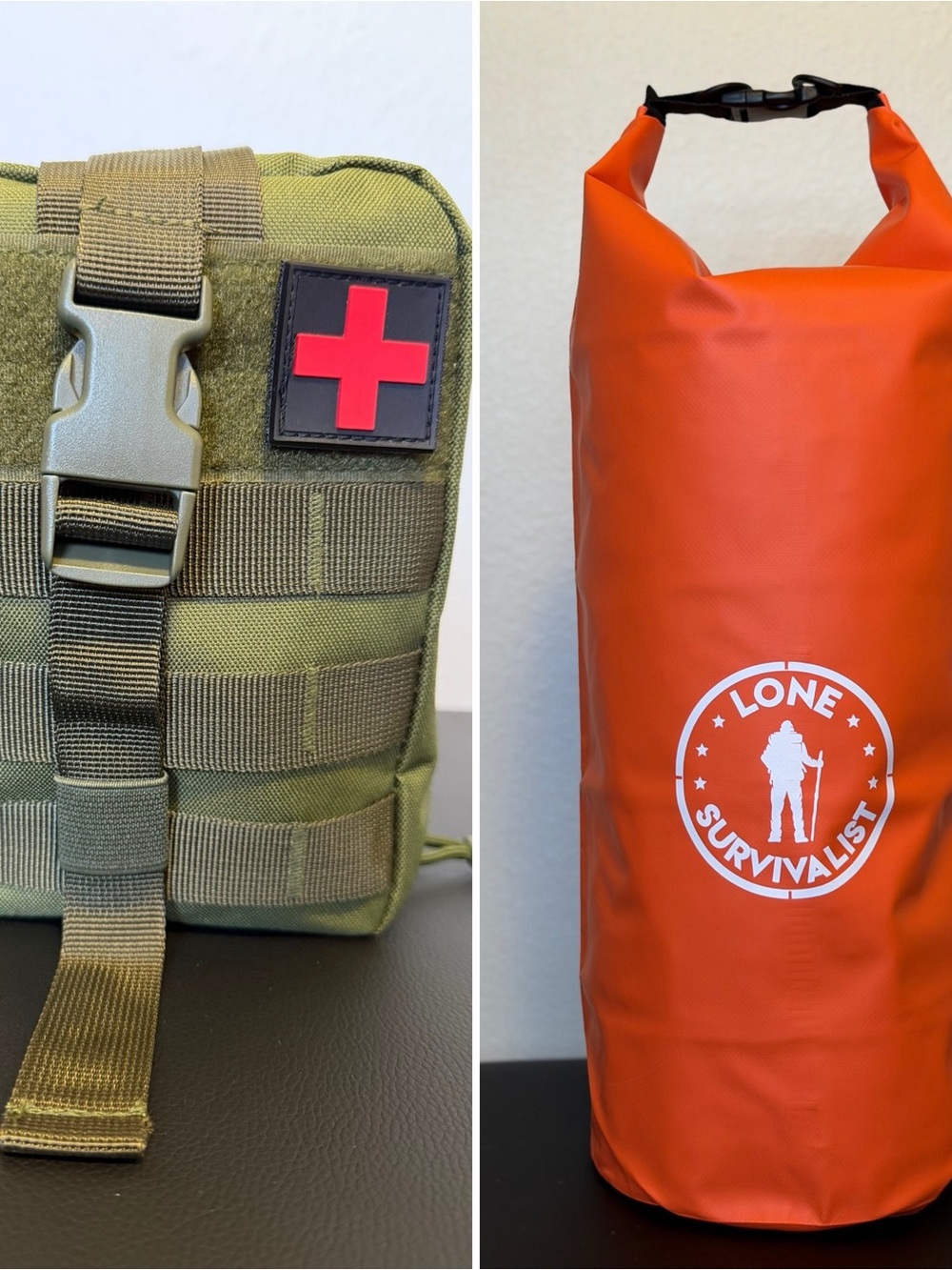 Survival/First Aid Dry Go Bag
